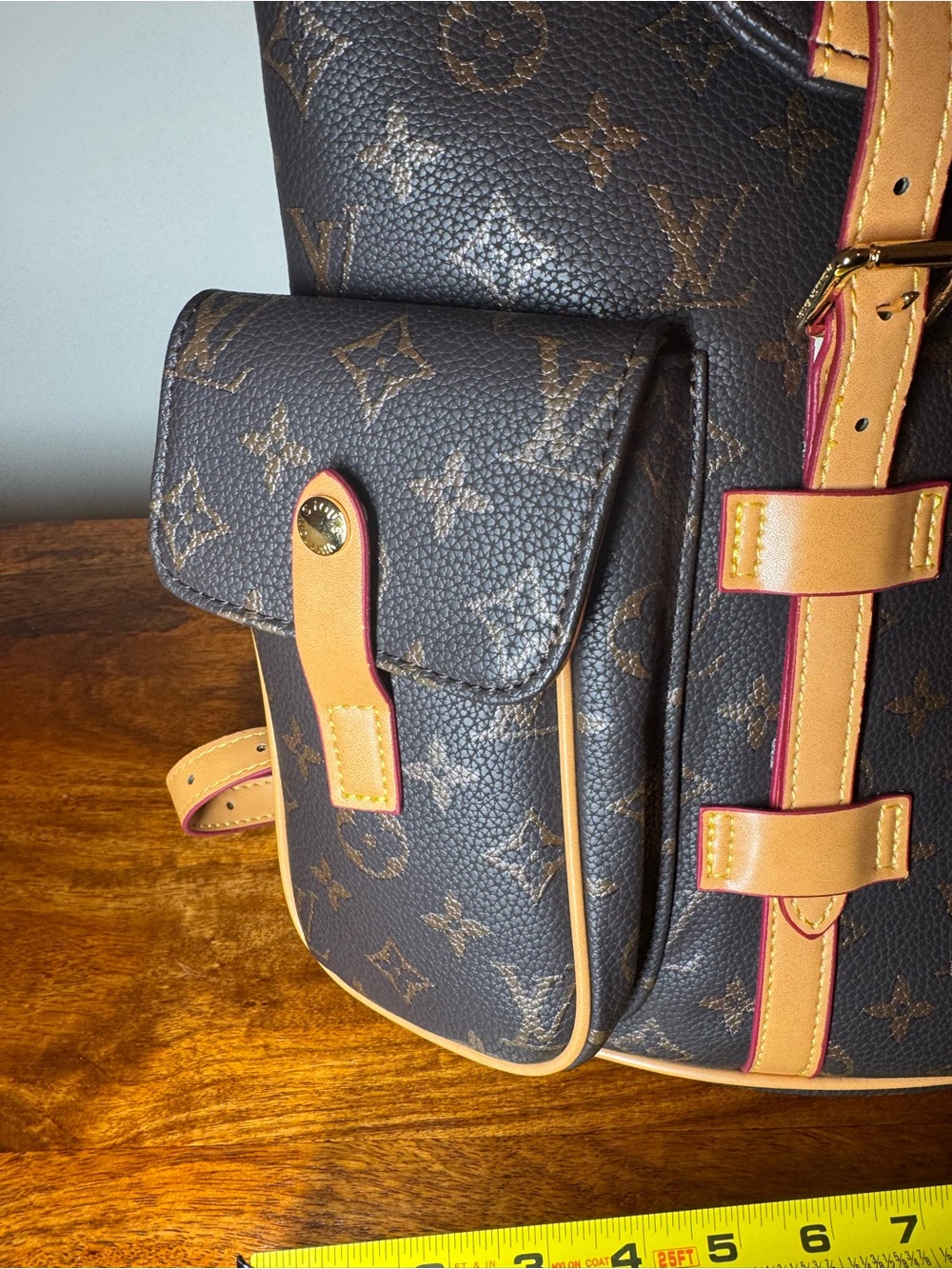 Brown Backpack. No Brand. Brand New. - Picture 5 of 8